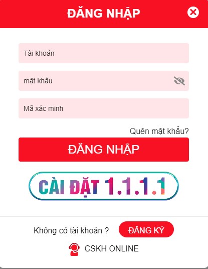 Điền đầy đủ thông tin khi đăng nhập J88
